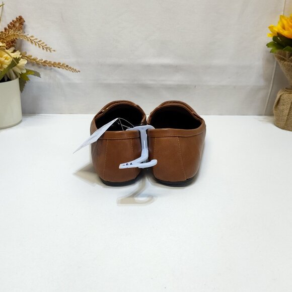 Aerosoles Buckle Loafer Day Drive Moccasin Cognac Flexible Diamond Outsole 11W - Picture 5 of 10